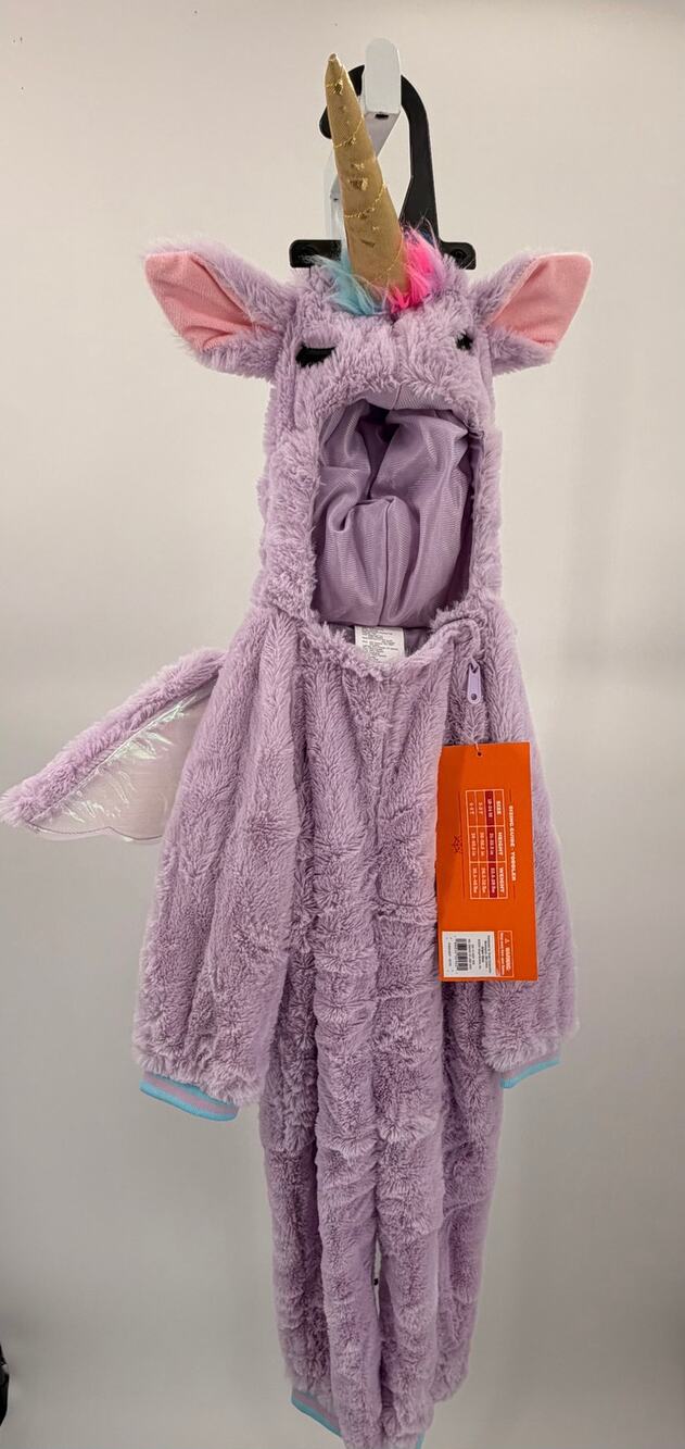 Hyde & Eek! Boutique Toddler Unicorn Costume 18-24 Months Purple Plush NWT